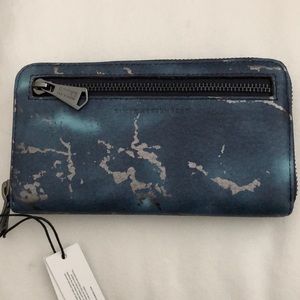AIMEE KESTENBERG LEATHER ZIP AROUND WALLET RFID NWT